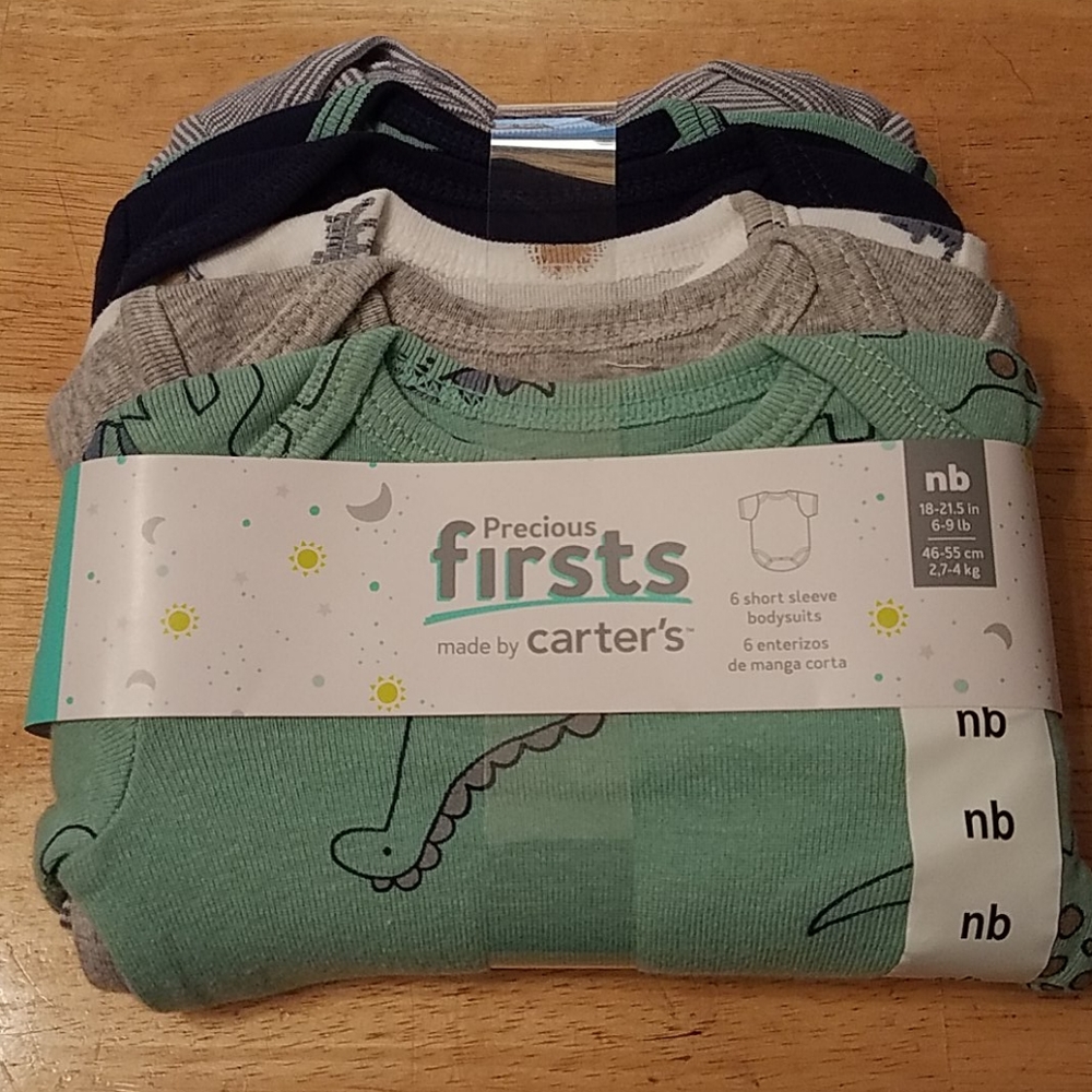 Carters 6 pack onsies